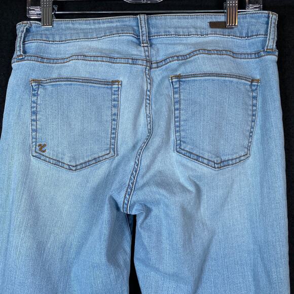 Kut From The Kloth Womens Jeans Blue Denim Reese Straight Ankle Stretch 8 - Picture 11 of 12